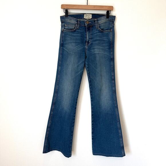 Current/Elliot The Girl Crush Dustbowl Bootcut Flared High Rise Denim Jeans- 27 - Picture 4 of 11
